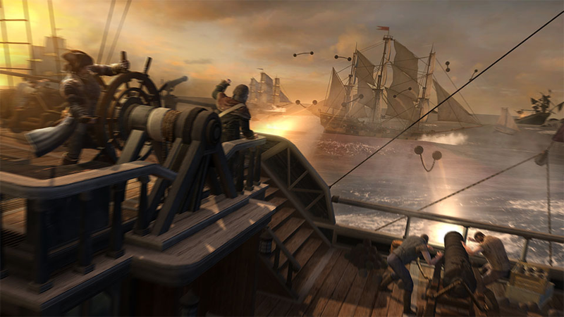 Illustration for article titled With Its Sweeping Nautical Battles, Assassin's Creed III Finally Goes Full Pirate